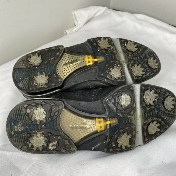 Footjoy Men's Golf leather Opti Aqua Flex Lace Up - Picture 10 of 11